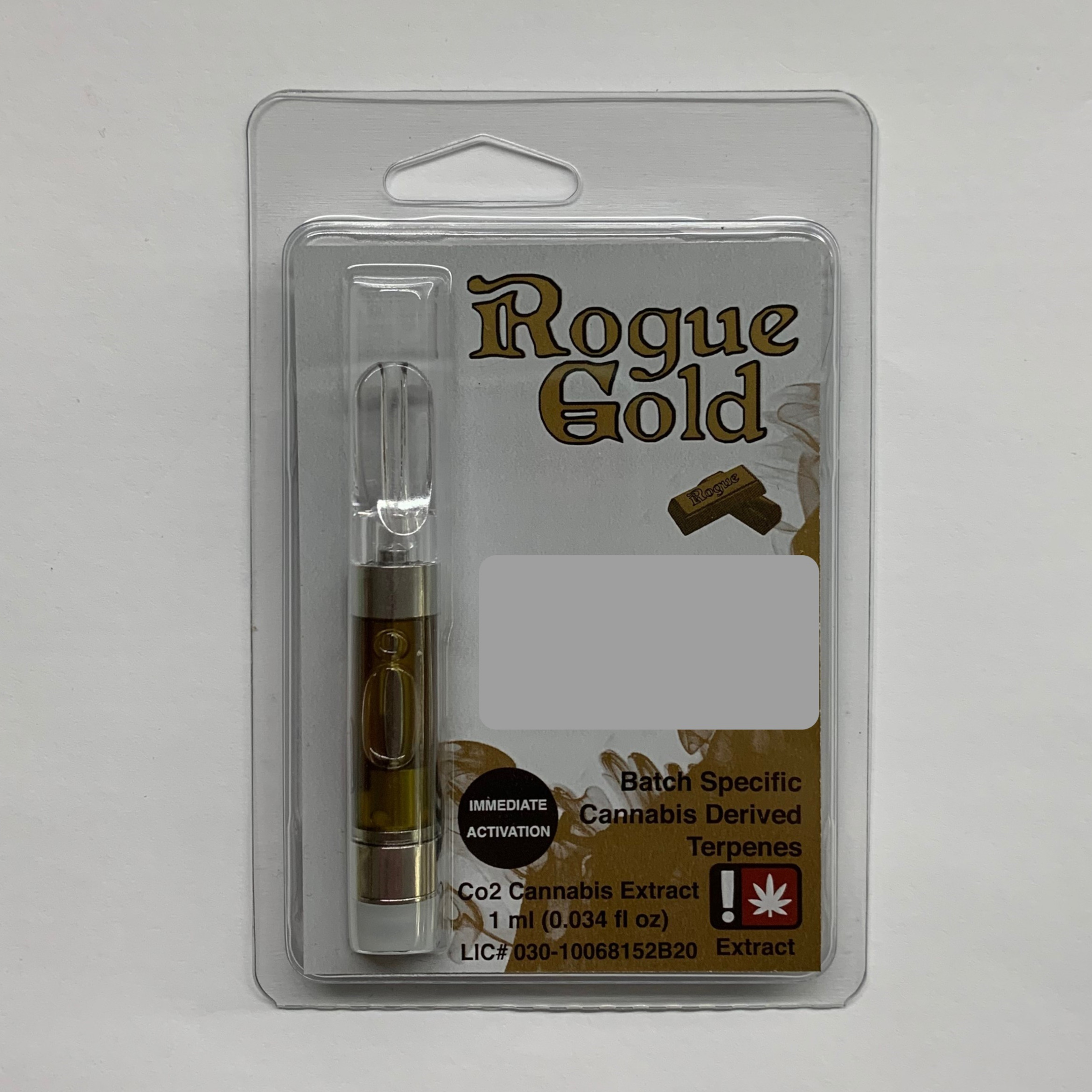 Rogue Gold Wedding Cake Cartridge 1g Leafly